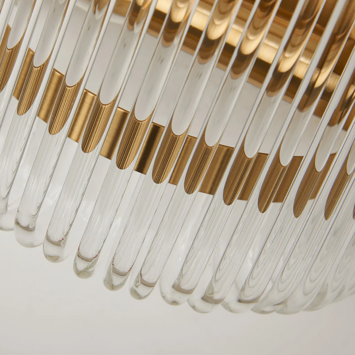 Jevington Small Wall Light in Brass with Clear Glass