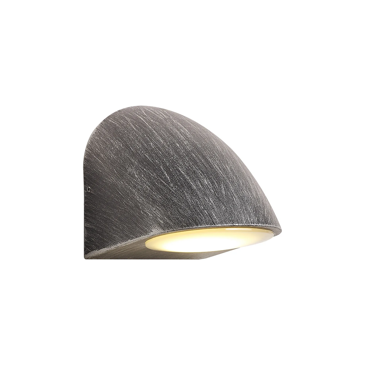 Kelso IP54 Exterior Wall Light in Black & Brushed Silver