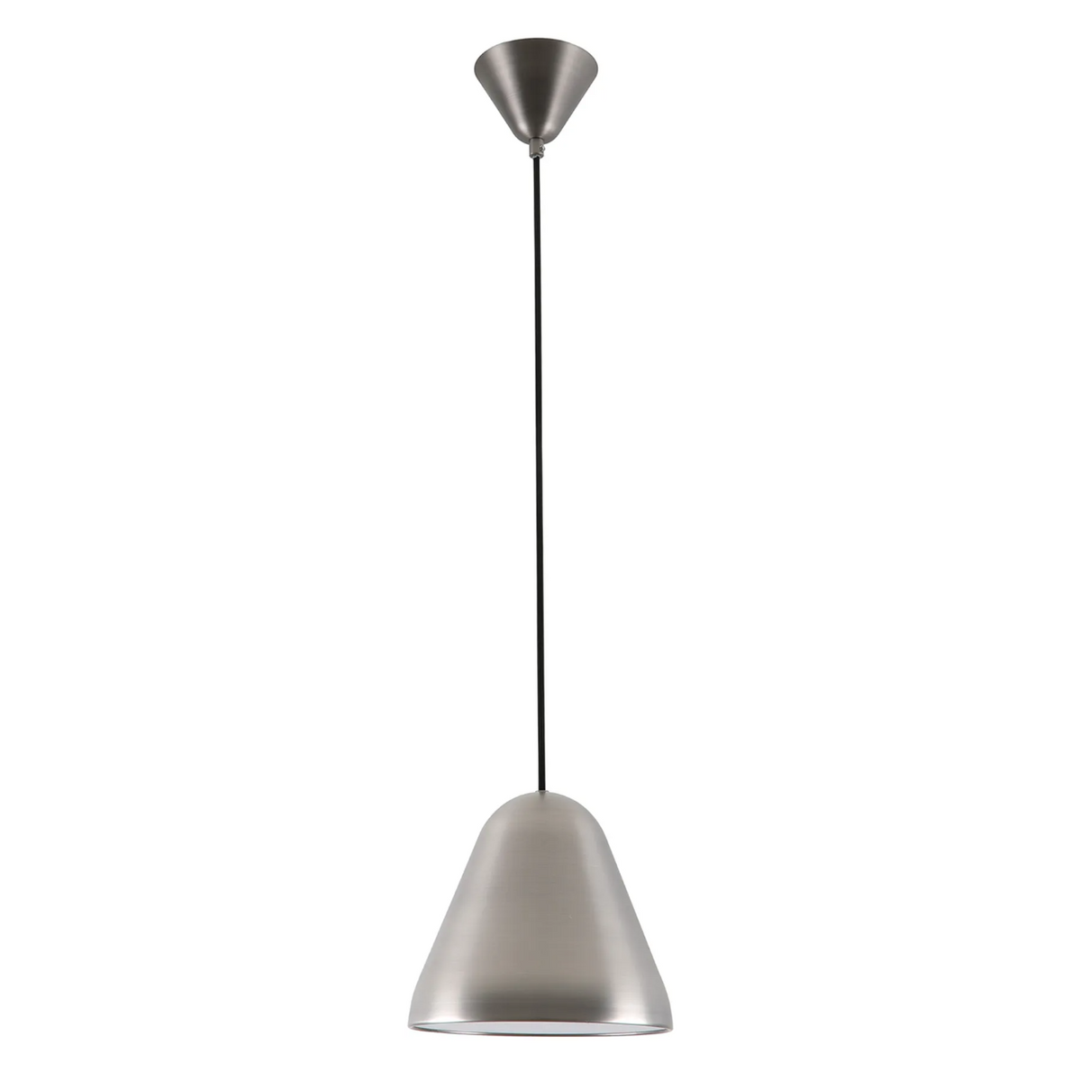 Tudeley 220mm Single Drop Pendant in Gunmetal