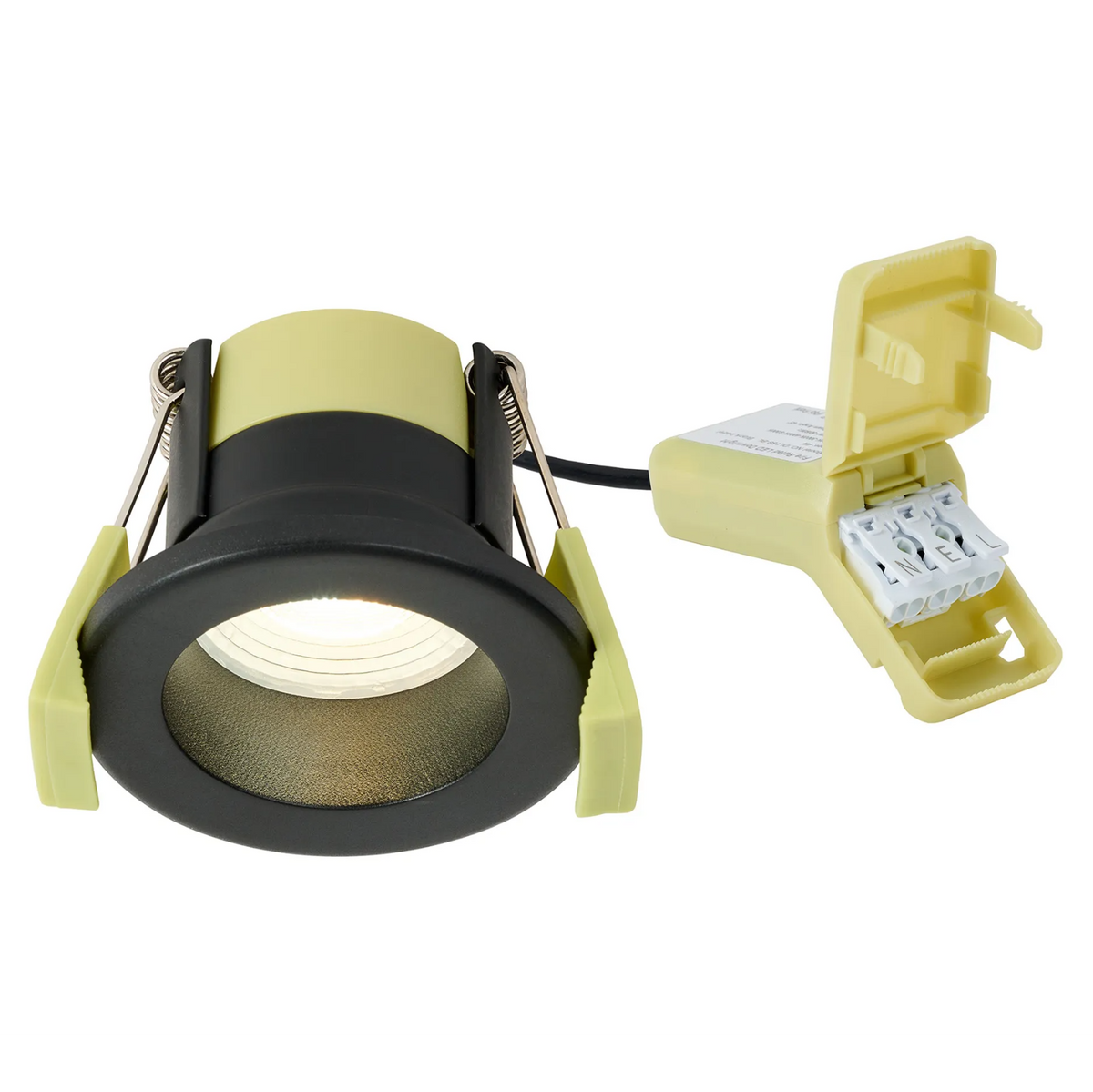 Lumiere Barham Mini 4W IP65 4CCT Dimmable Fire Rated Downlight in Black