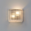 Jevington Small Wall Light in Black with Frosted Glass