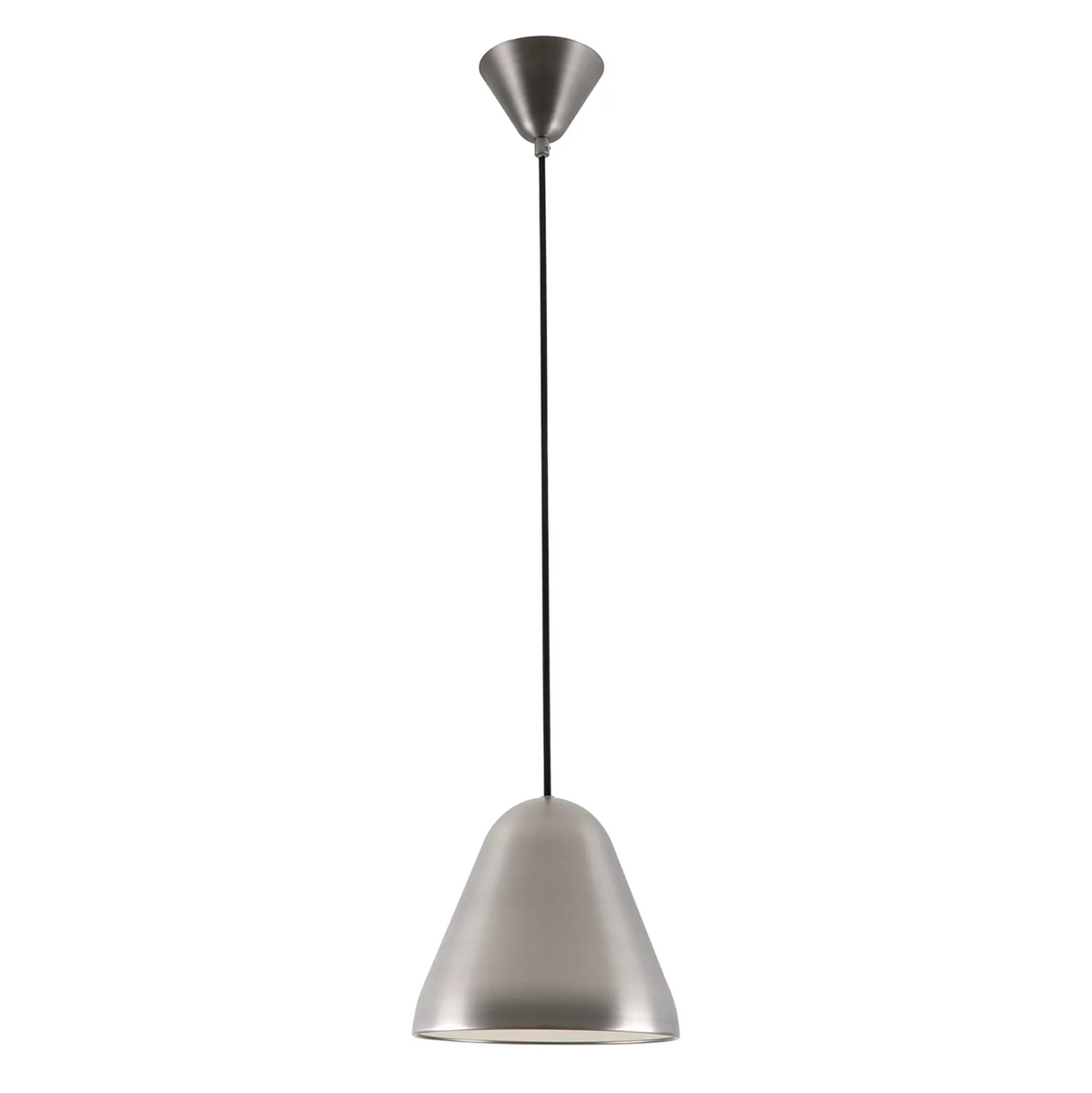 Tudeley 220mm Single Drop Pendant in Gunmetal