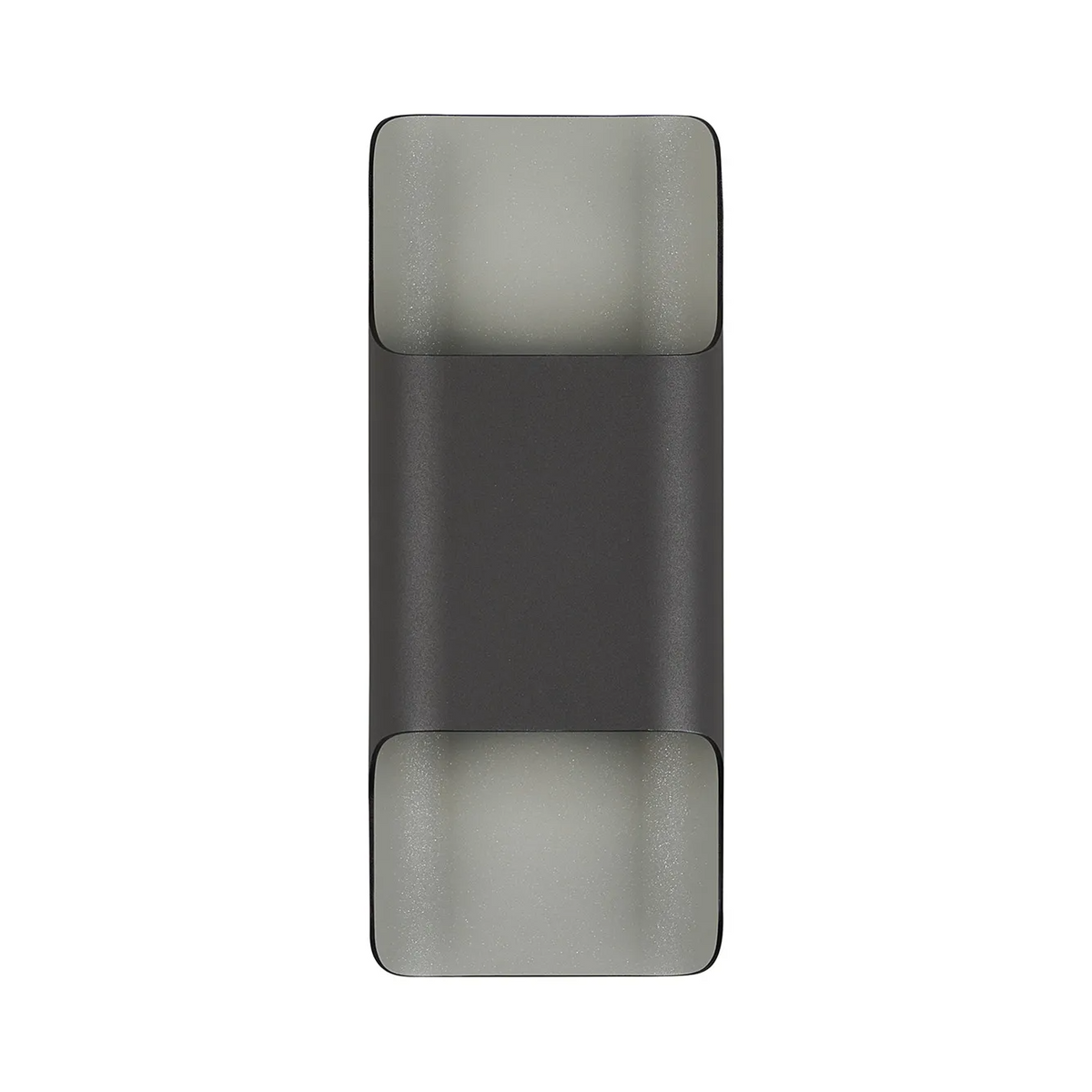Jesmond 305 IP65 Exterior LED Wall Light in Anthracite with Even Open Curve Shade
