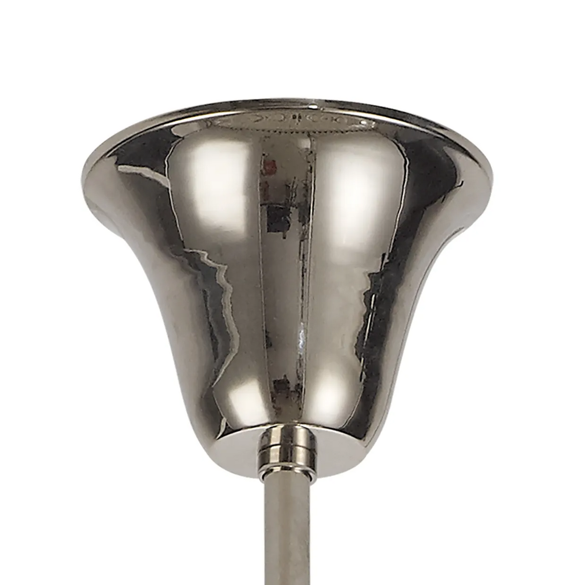 Kentisbeare 700mm 5 Tier Chandelier in Polished Nickel & Clear Glass