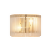 Jevington Medium Wall Light in Brass with Frosted Glass