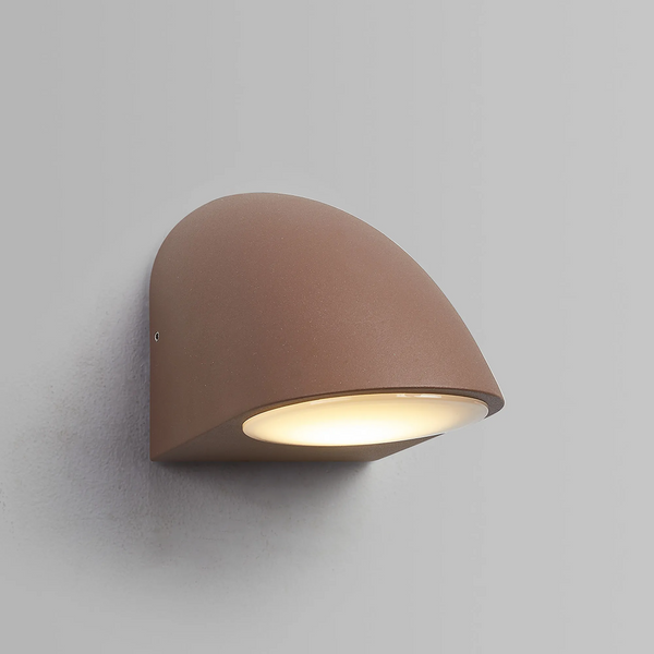 Kelso IP54 Exterior Wall Light in Dark Brown