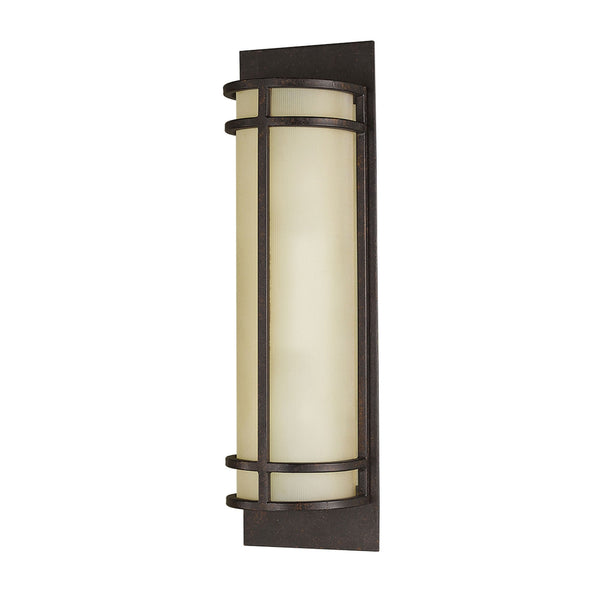 Fusion Tall Wall Light in Grecian Bronze