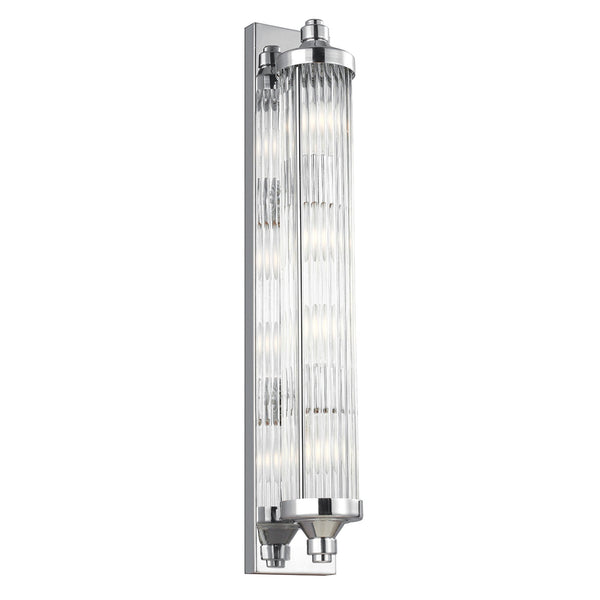 Paulson IP44 Bar Wall Light in Polished Chrome