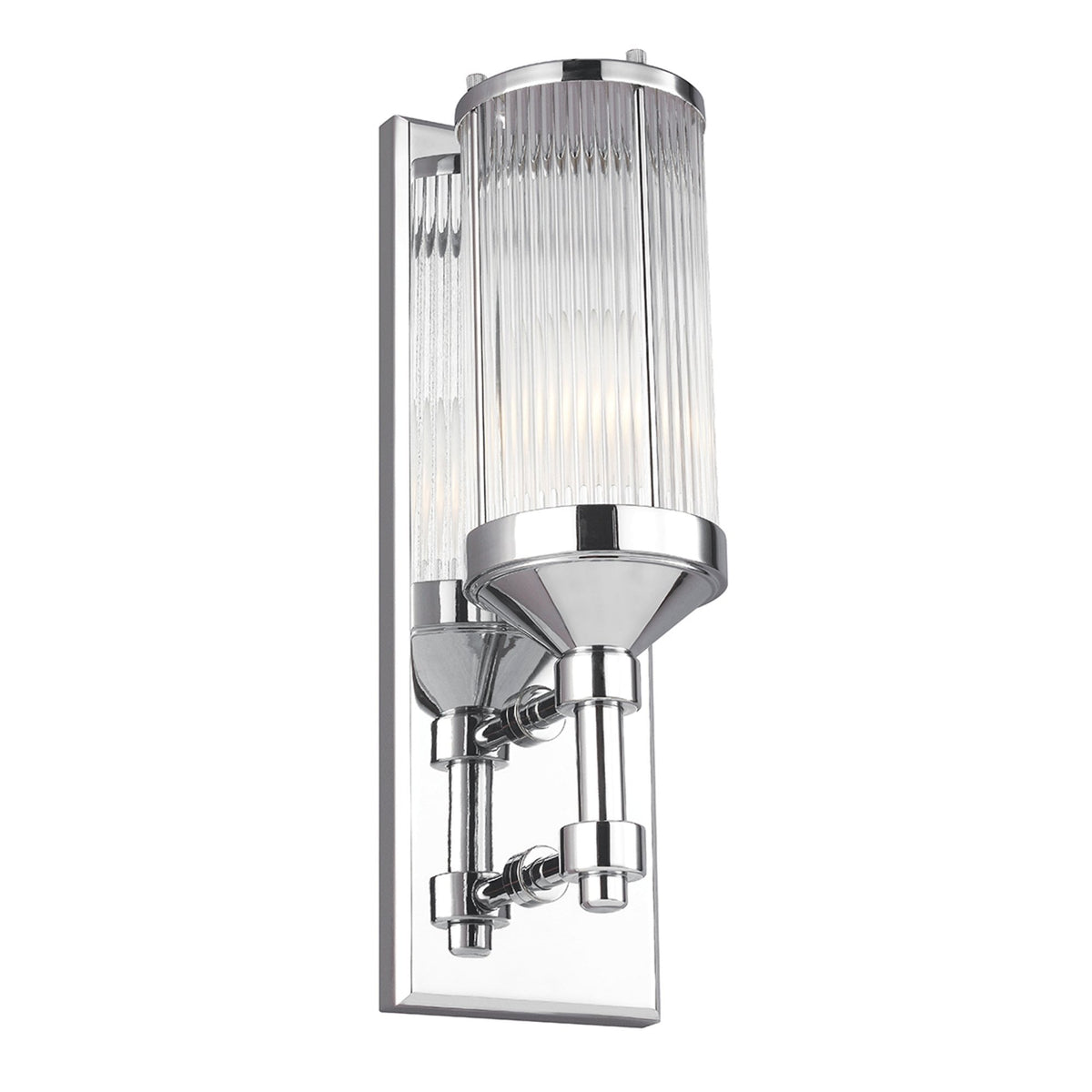Paulson IP44 Single Wall Light in Polished Chrome