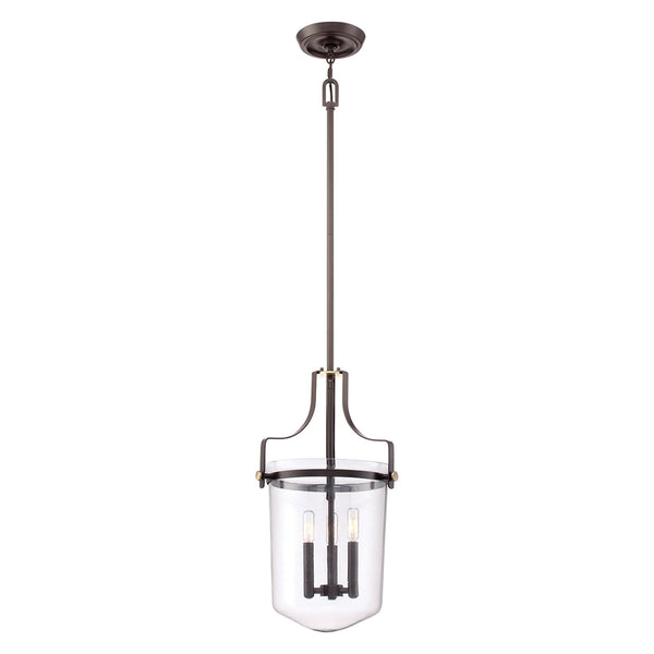 Penn Station Medium Pendant Light in Western Bronze