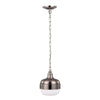 Cadence Mini Pendant in Polished Nickel & Brushed Steel