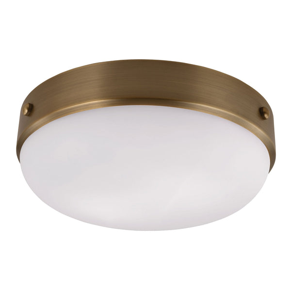 Cadence Two Light Flush Mount Fitting in Dark Antique Brass
