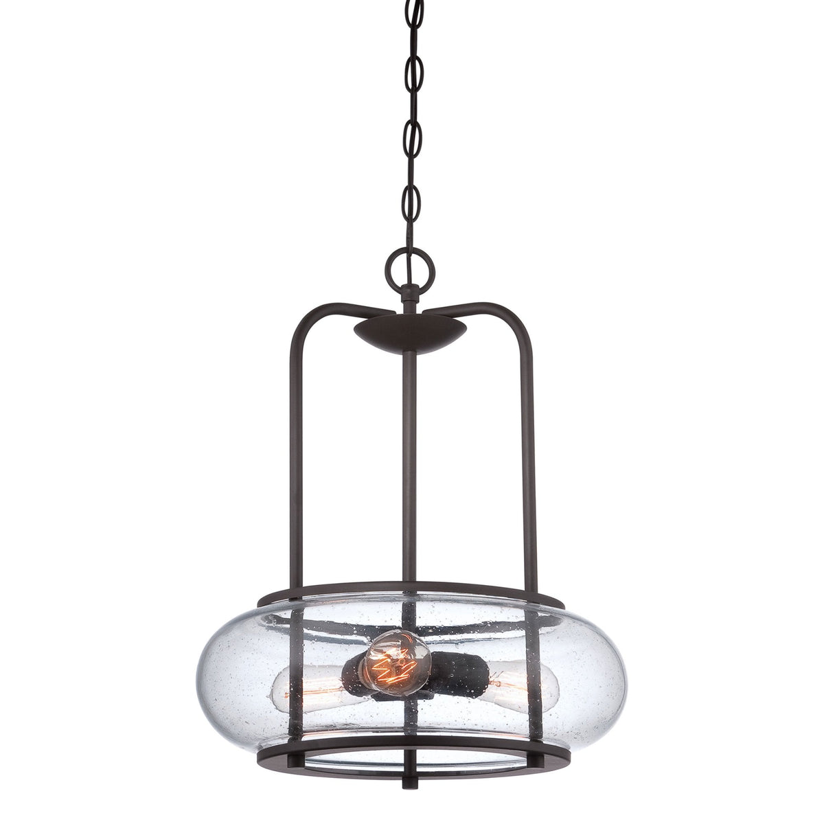 Trilogy Three Light Pendant in Old Bronze