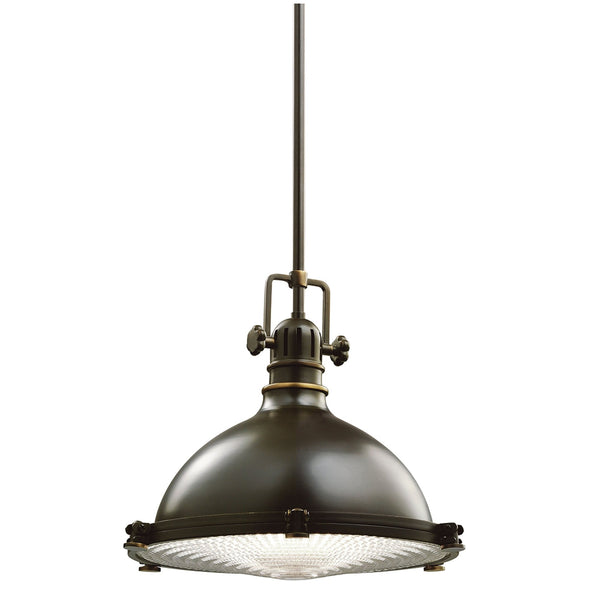 Hatteras Bay Medium Pendant in Olde Bronze