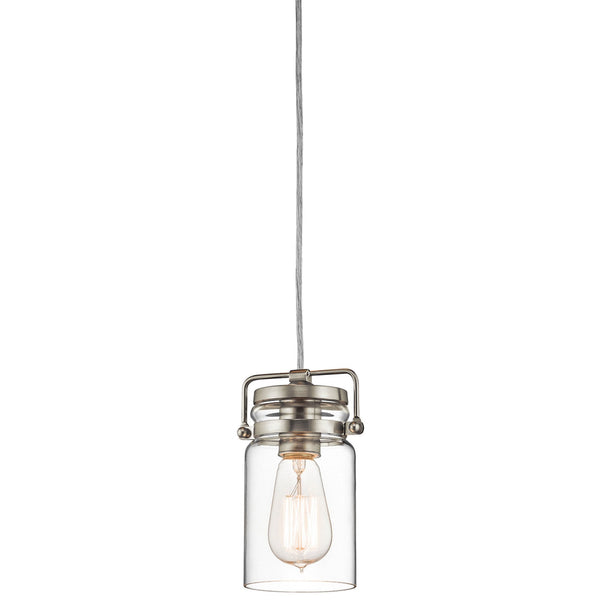 Brinley Mini Pendant in Brushed Nickel