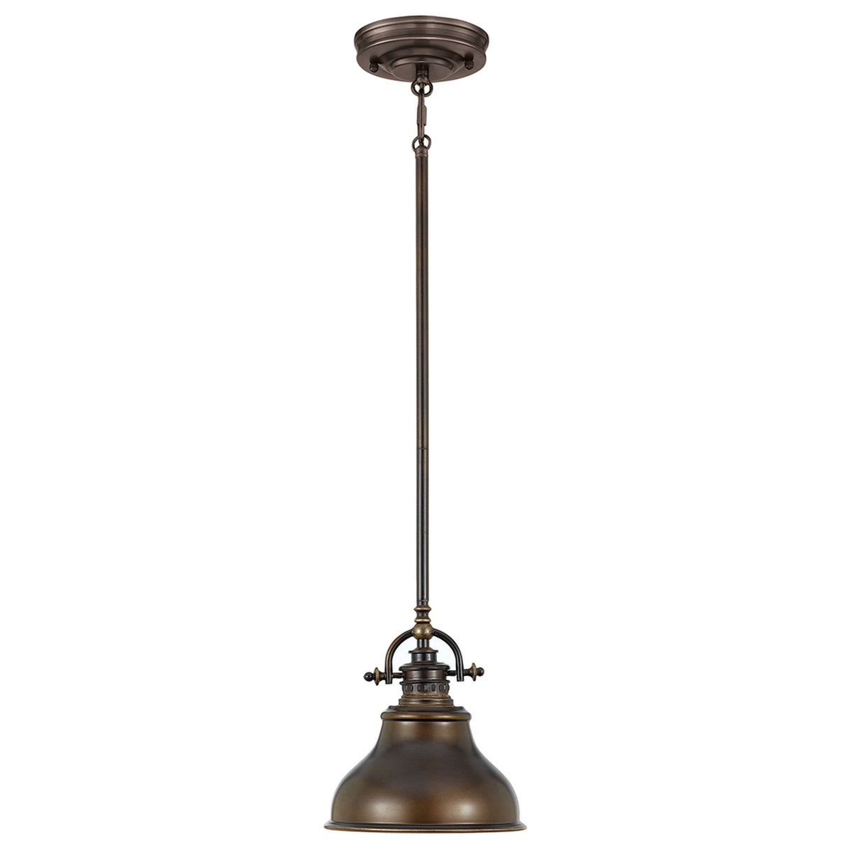 Emery Mini Pendant in Palladian Bronze