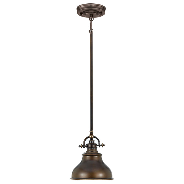 Emery Mini Pendant in Palladian Bronze
