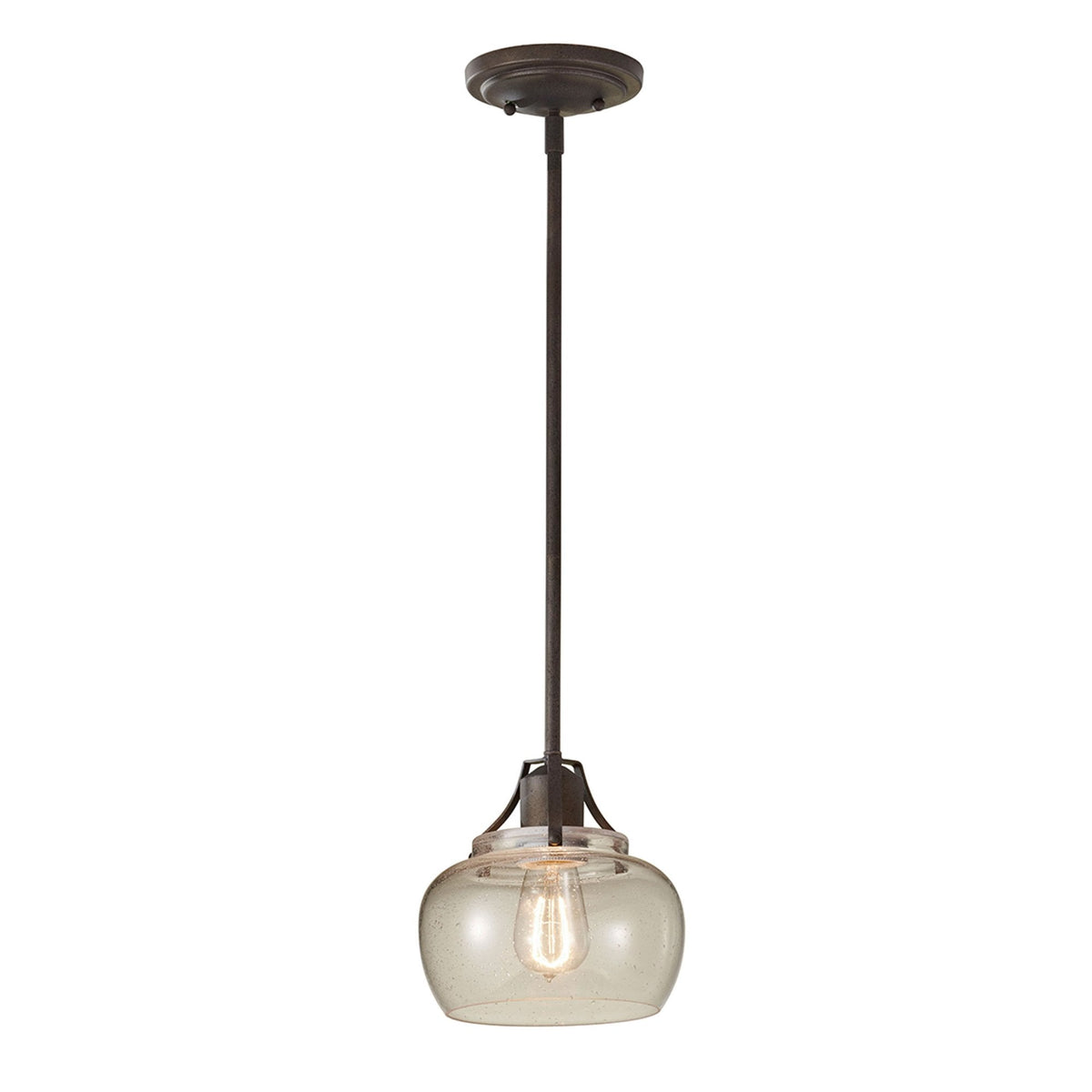Urban Renewal Mini Pendant in Rustic Iron