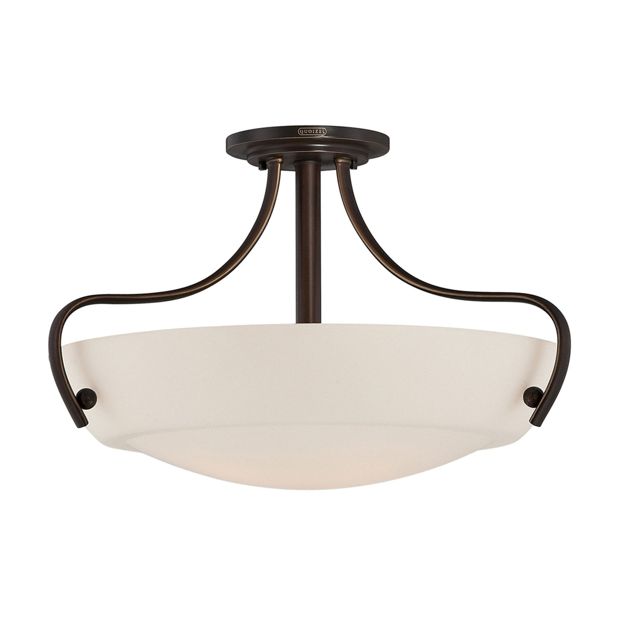 Chantilly Semi-Flush Light in Palladian Bronze