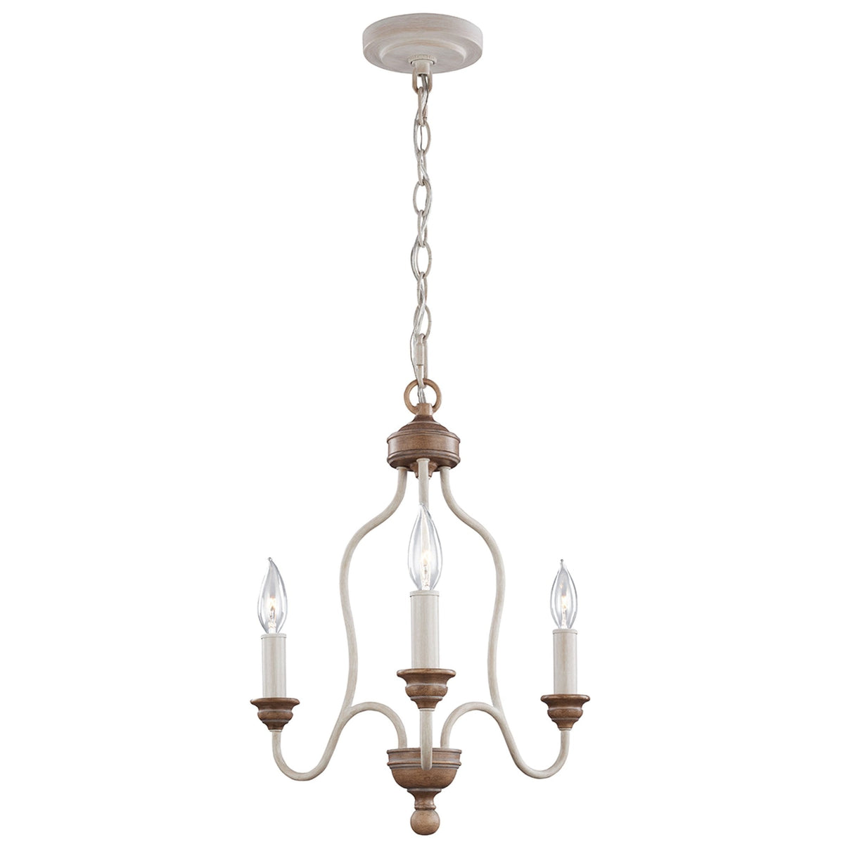 Hartsville Three Light Chandelier or Semi Flush Fitting