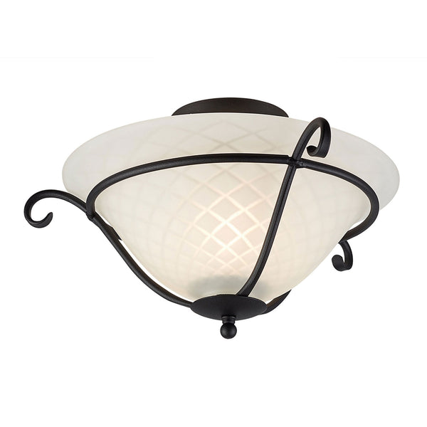 Torchiere Flush Ceiling Light