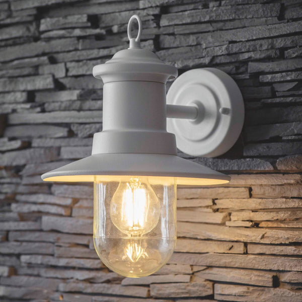 Ships Exterior Wall Light in Lily White