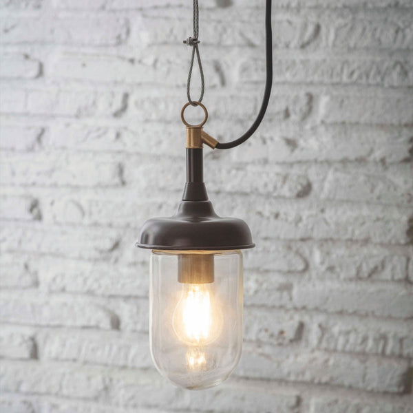 Harbour Outdoor Pendant in Carbon