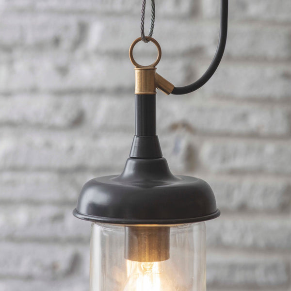 Harbour Outdoor Pendant in Carbon