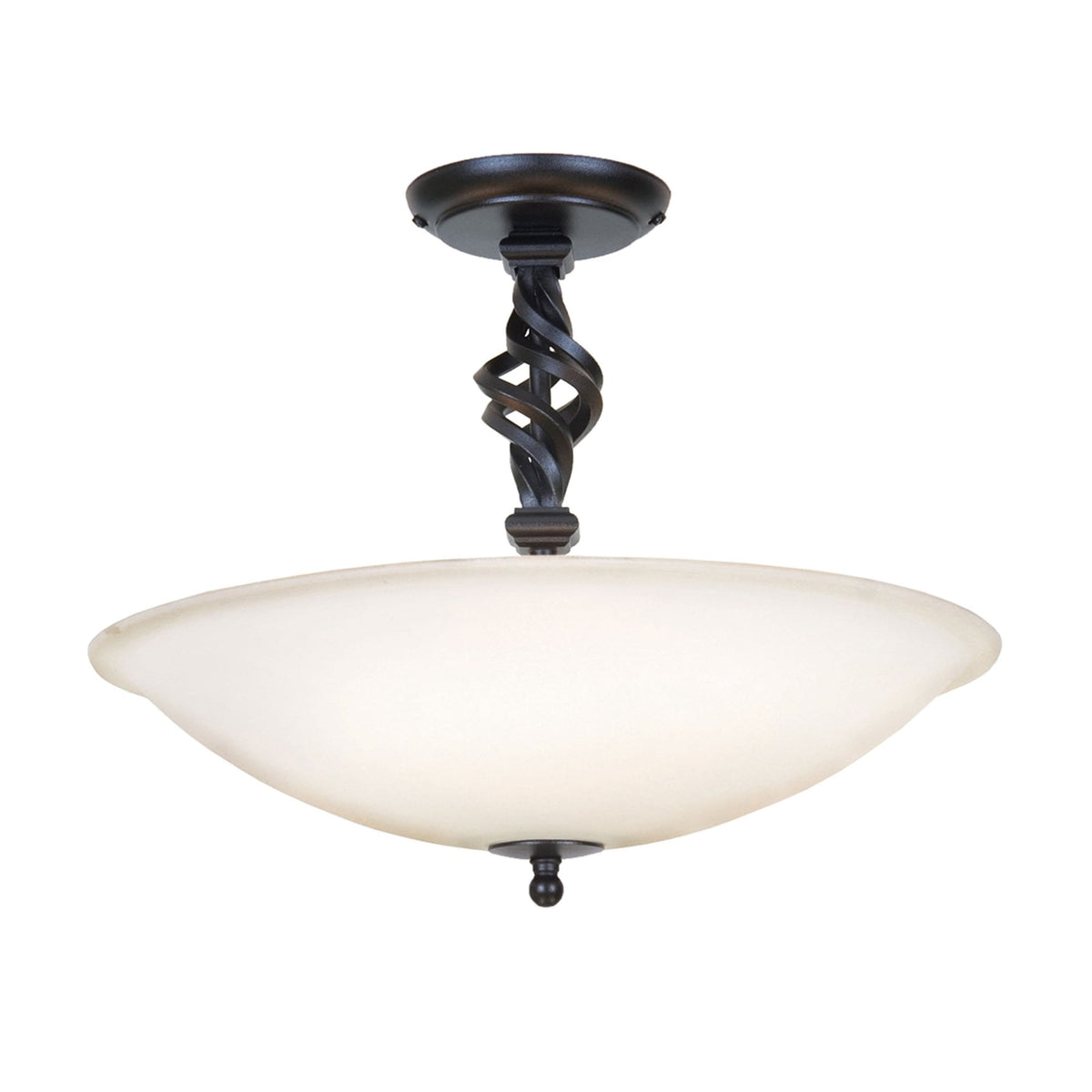 Pembroke Semi-Flush Light in Black