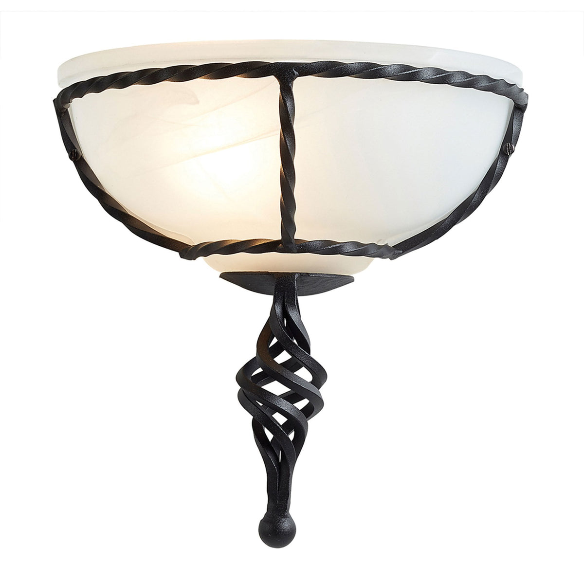 Pembroke Wall Uplighter in Black