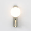 Zeppo Wall Reader Light in Matt Nickel