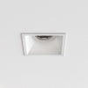 Minima Slimline Square Fixed Fire-Rated IP65 Downlight in Matt White