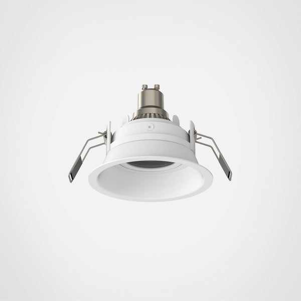 Minima Slimline Round Adjustable Fire-Rated Downlight in Matt White