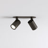 Ascoli Twin Recessed GU10 Spotlight in Bronze