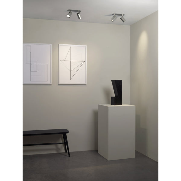 Ascoli Twin Recessed GU10 Spotlight in Matt Nickel