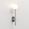Tacoma IP44 Single Grande Wall Light in Polished Chrome
