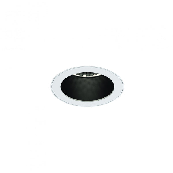 Pinhole Slimline Round Flush Fixed Downlight Fire-Rated IP65 in Matt White