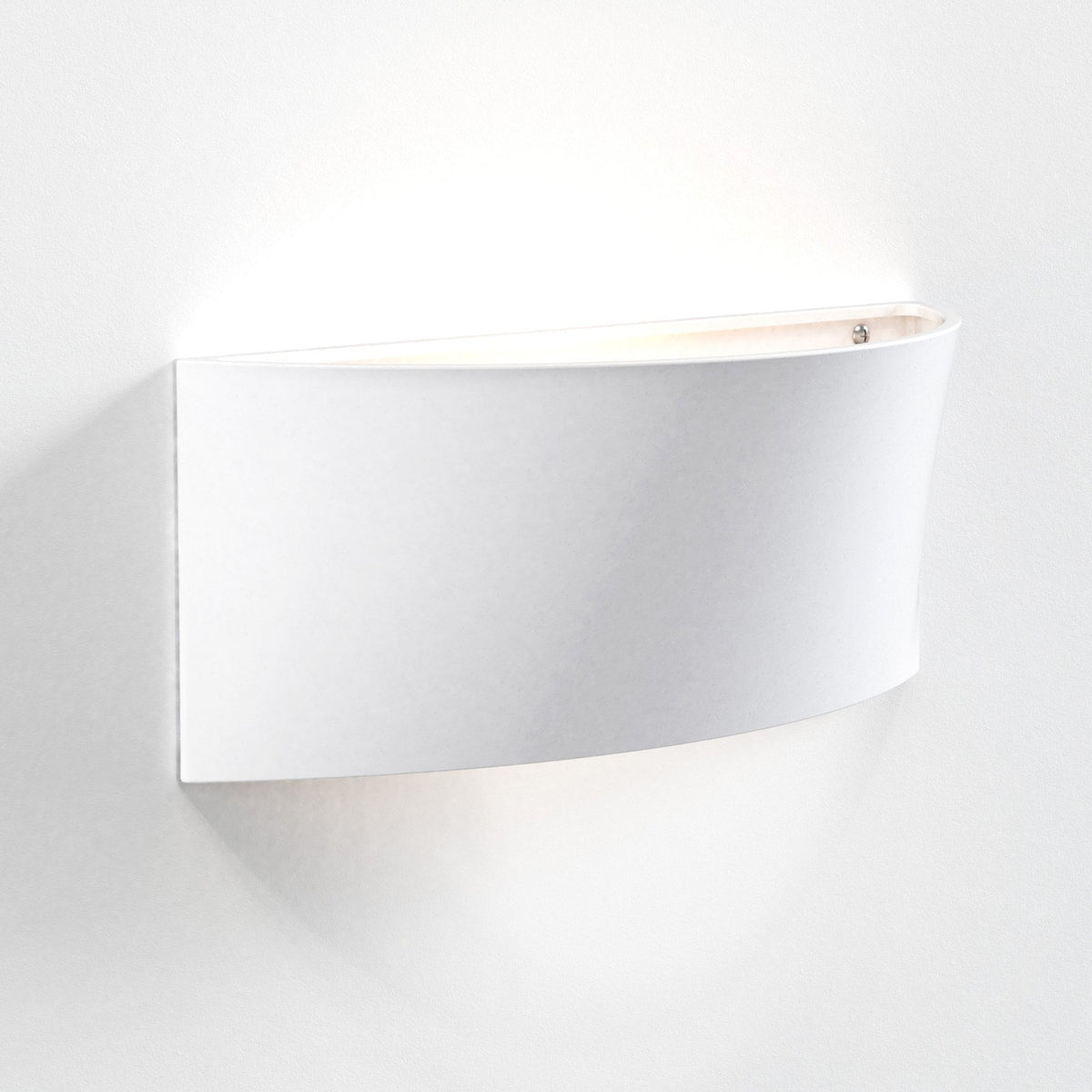 Parallel Wall Light in Ceramic White