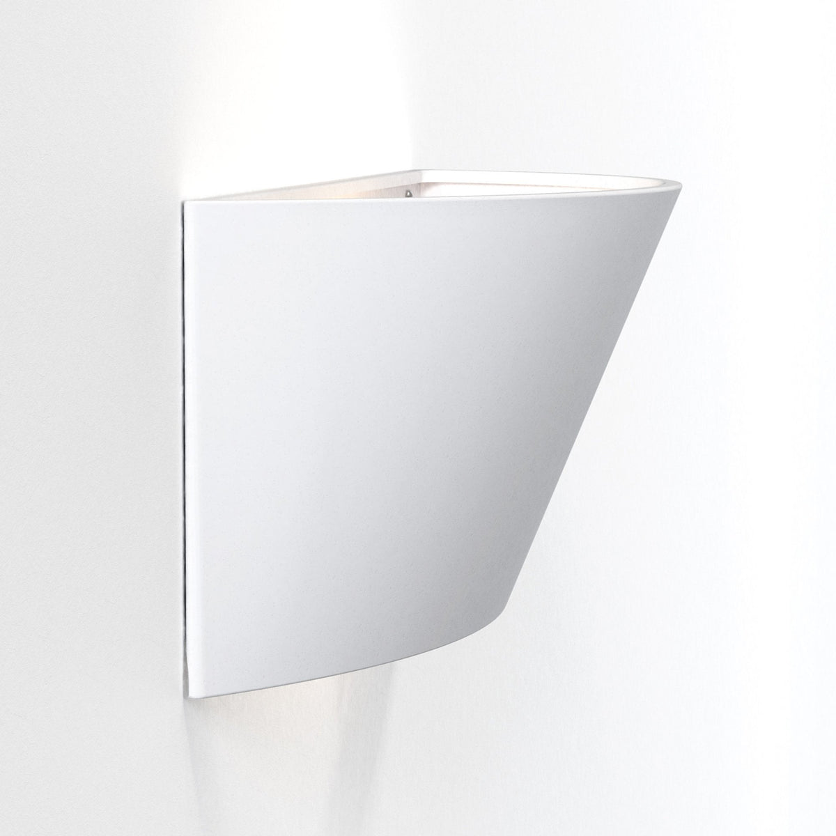 Parallel Wall Light in Ceramic White