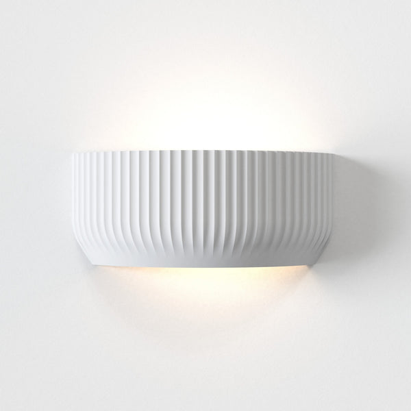 Blend Wall Light in White Plaster