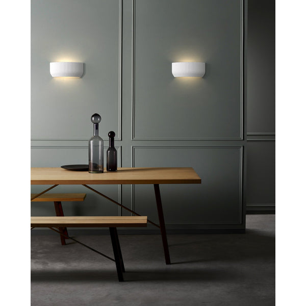 Blend Wall Light in White Plaster