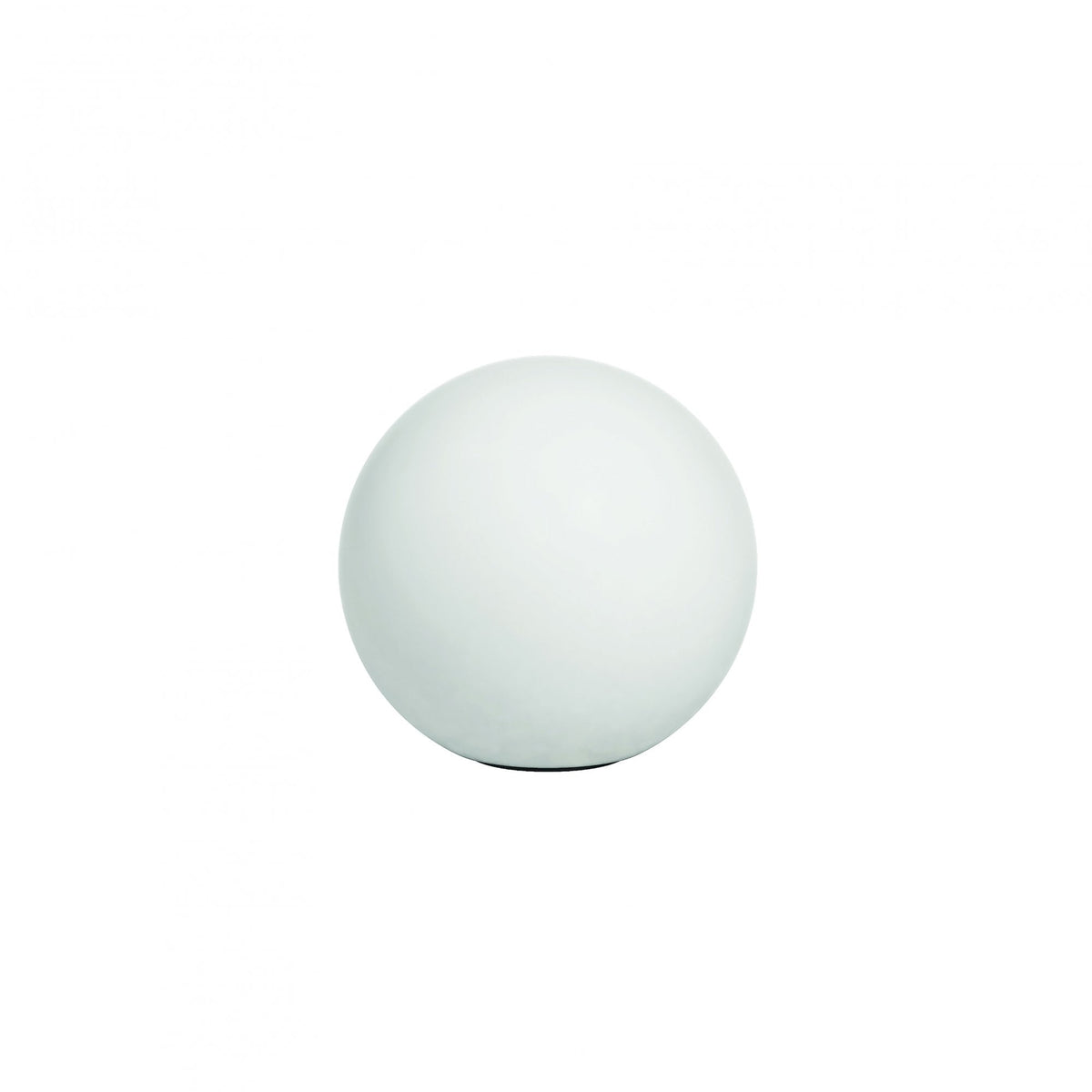 White spherical light fixture