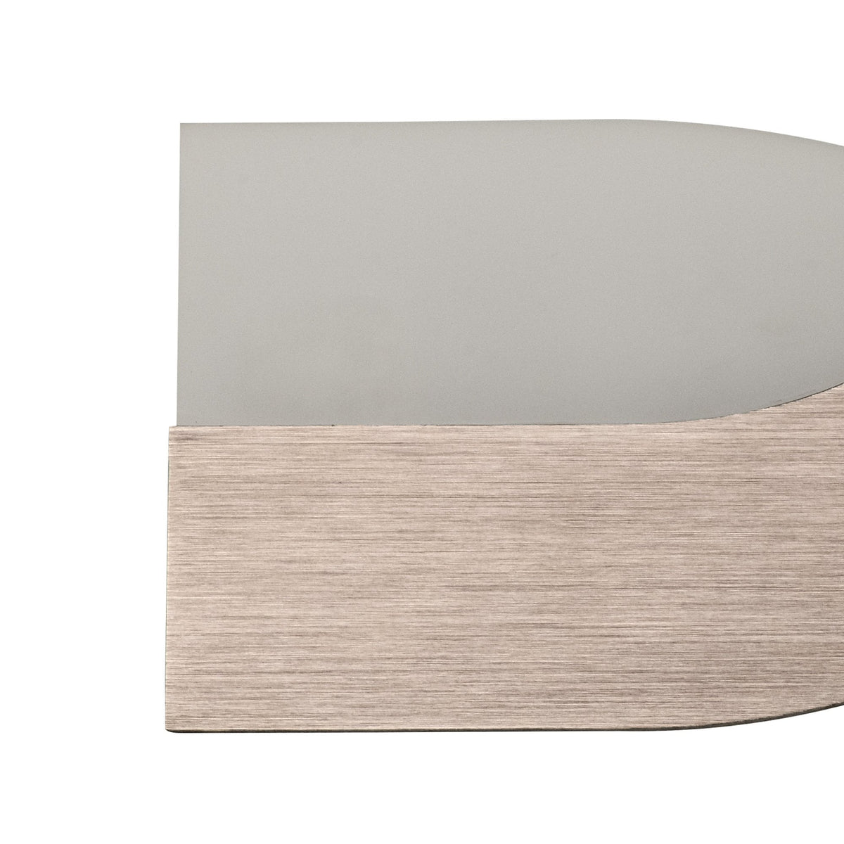 Instow 8W LED Wall Light in Brushed Brown with Frosted Glass
