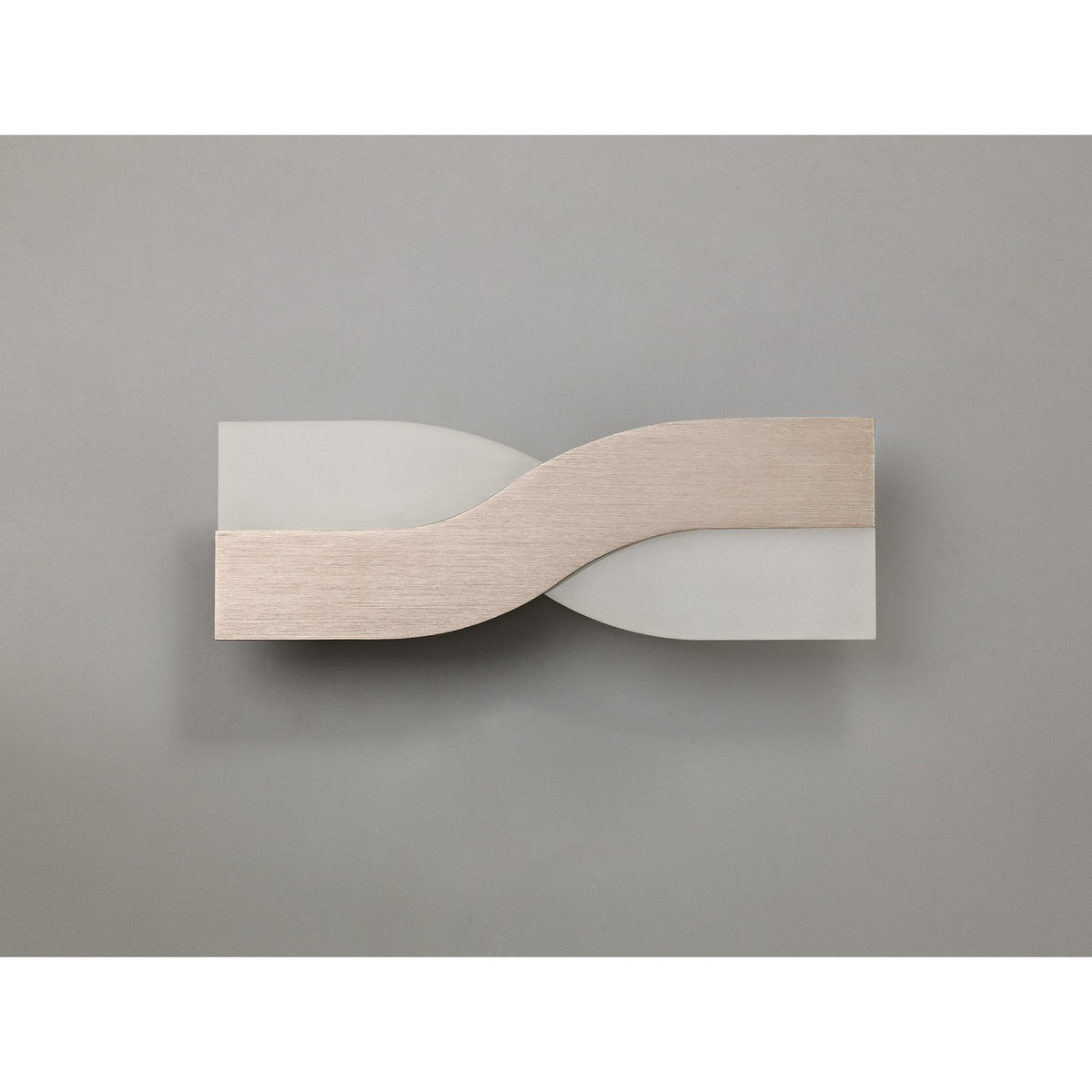 Instow 8W LED Wall Light in Brushed Brown with Frosted Glass