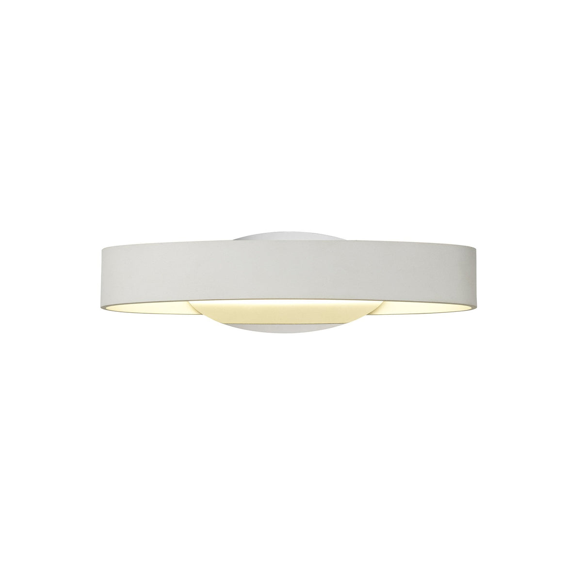 Lapford 6W LED Wall Light in White and Polished Chrome