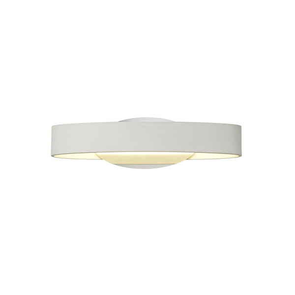 Lapford 6W LED Wall Light in White and Polished Chrome