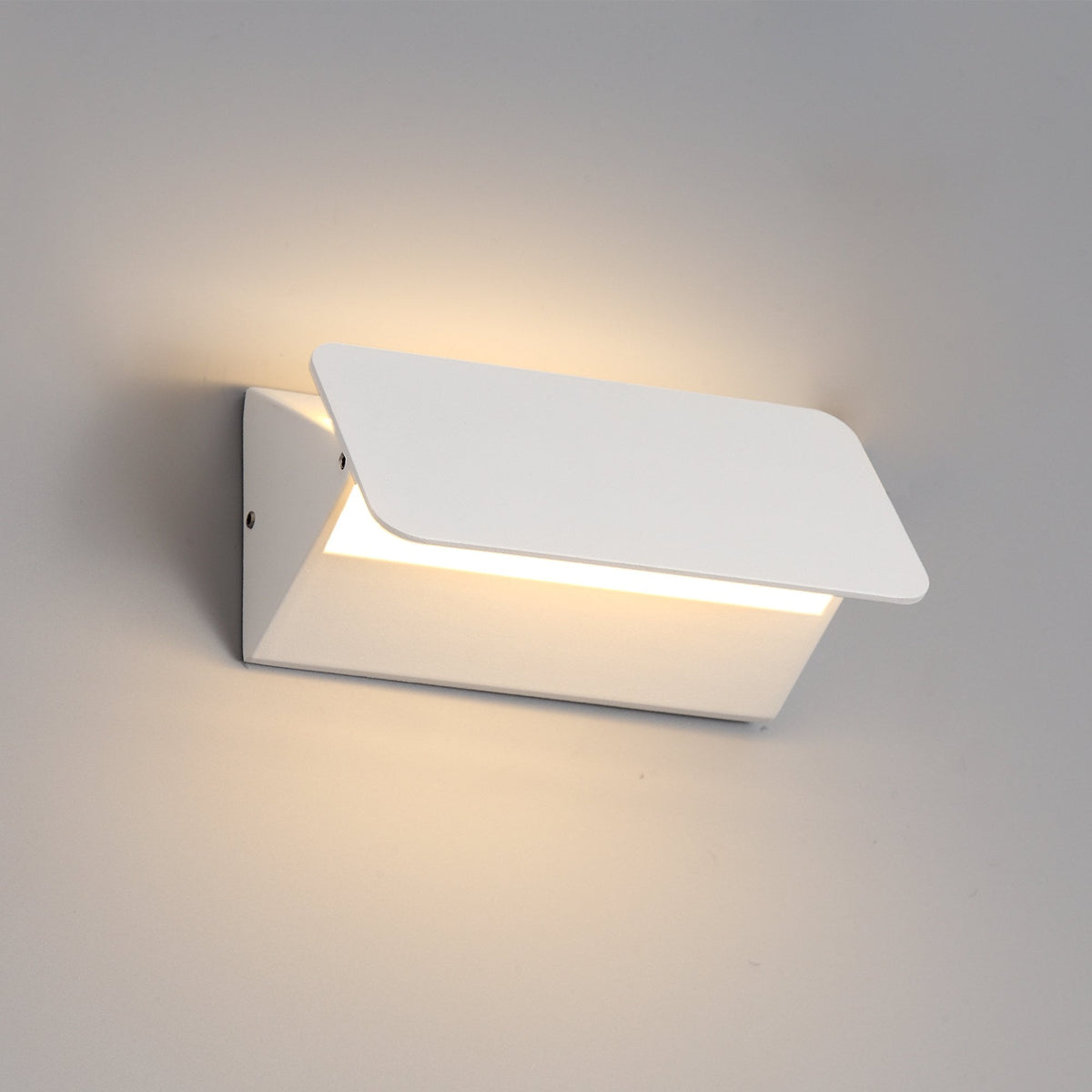 Talaton Up & Down 5w LED IP54 Wall Light in Sand White