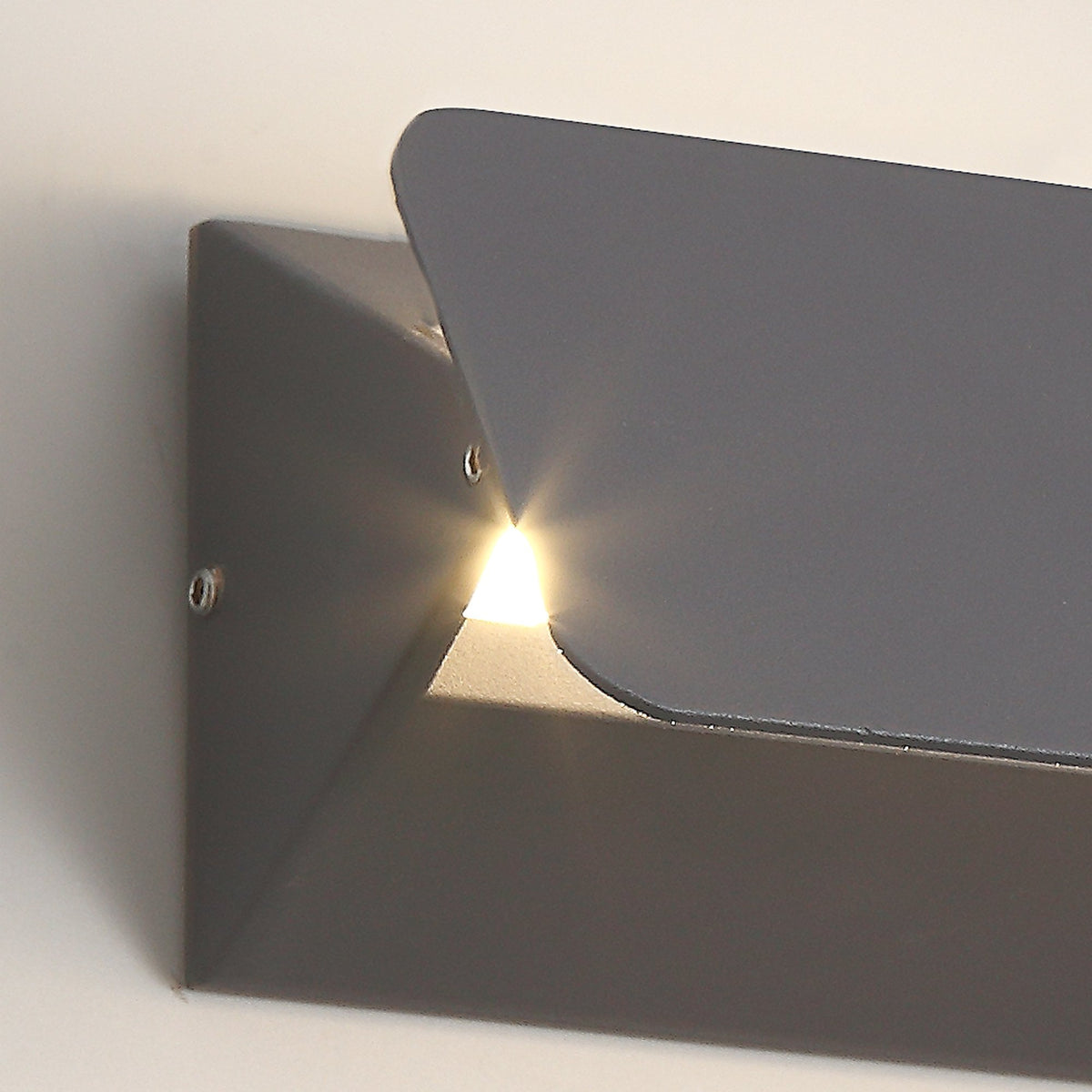 Talaton Up & Down 5w LED IP54 Wall Light in Anthracite