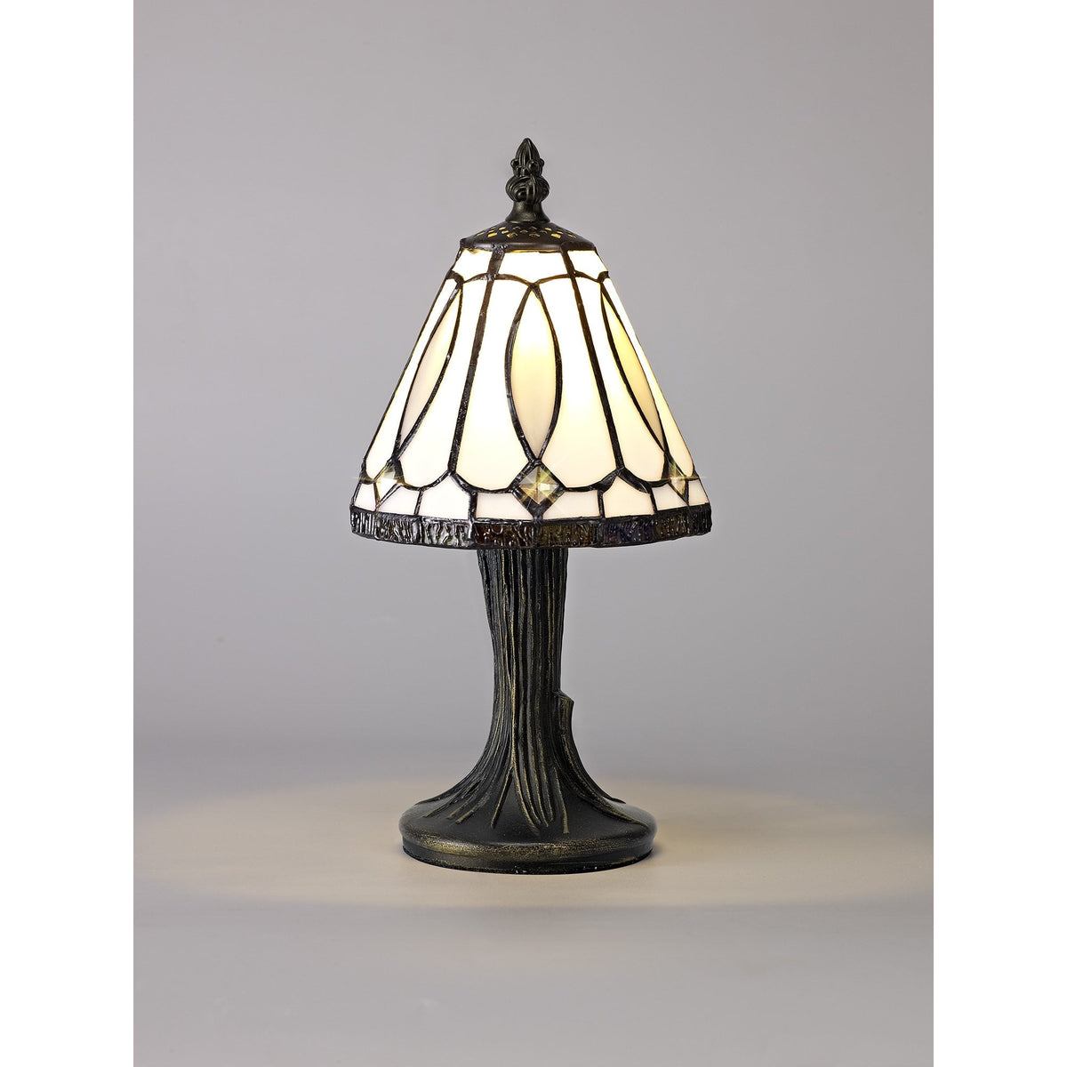 Uplyme Tiffany E14 Table Lamp with Tiffany Shade
