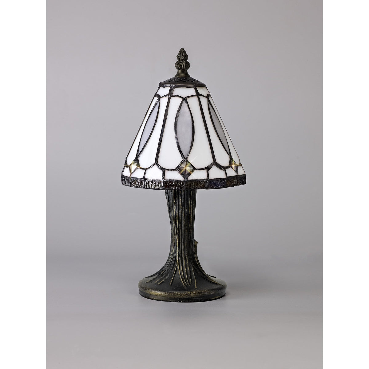 Uplyme Tiffany E14 Table Lamp with Tiffany Shade